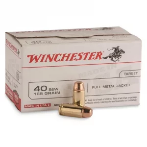 Winchester USA .40 S&W Ammunition 100 Rounds FMJ 165 GrainsWinchester USA .40 S&W Ammunition 100 Rounds FMJ 165 GrainsWinchester USA .40 S&W Ammunition 100 Rounds FMJ 165 GrainsWinchester USA .40 S&W Ammunition 100 Rounds FMJ 165 Grains